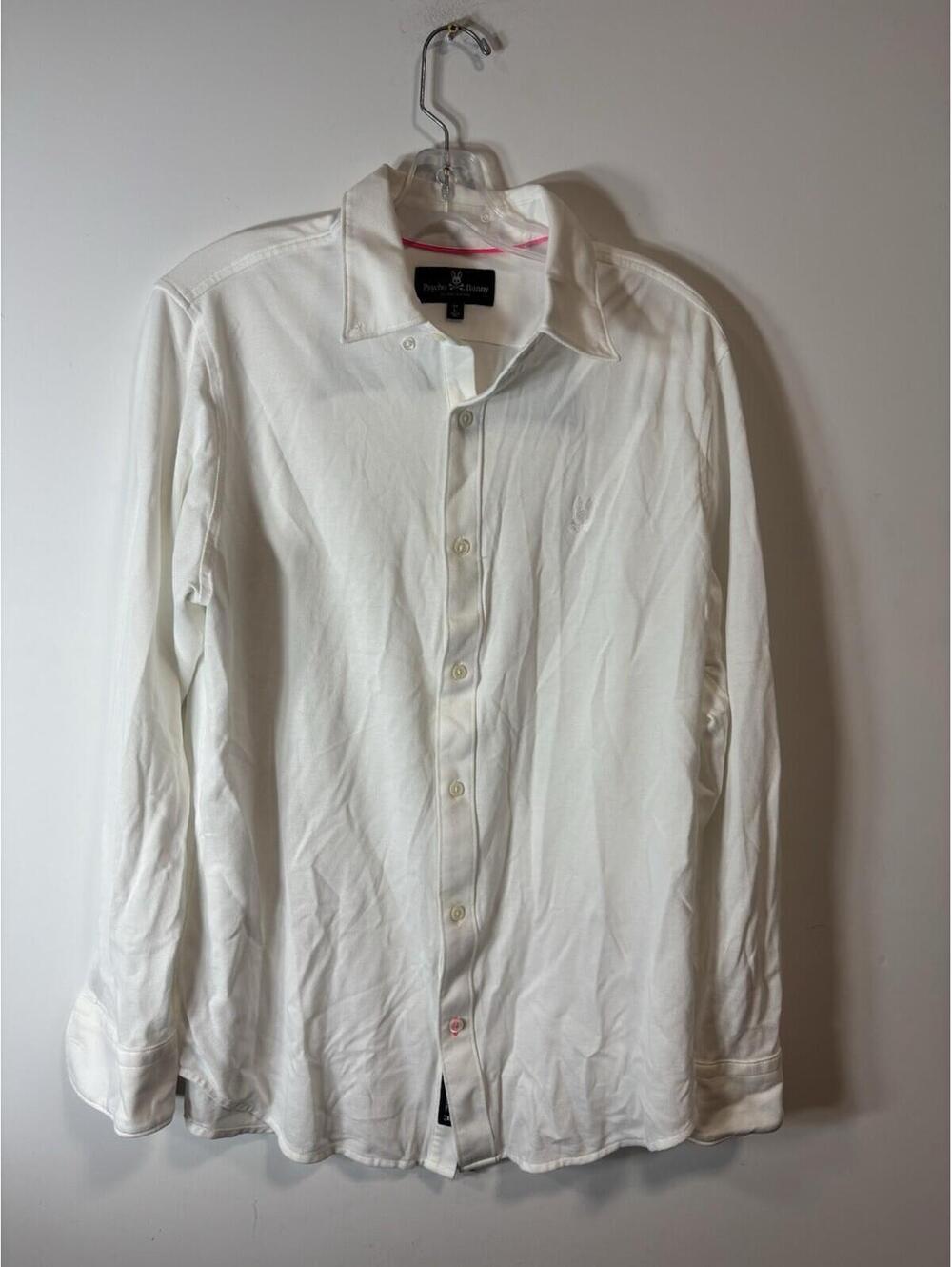Psycho Bunny Button Up Shirt Pima Cotton Men's Size Large